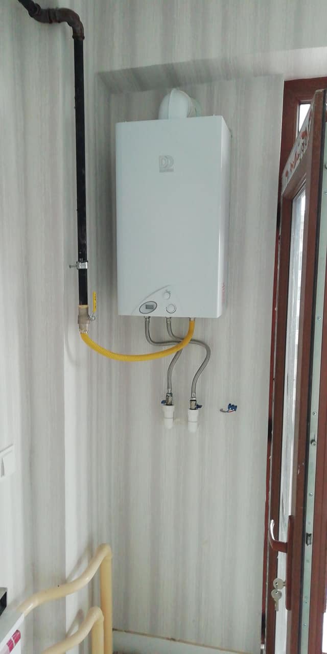 &Ouml;mer Tezel 11 Dai̇re Şofben Montaji |  Konya Tesisat ve Isıtma 